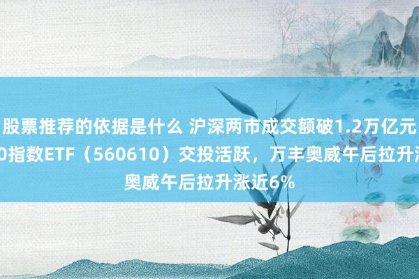 股票推荐的依据是什么 沪深两市成交额破1.2万亿元，A500指数ETF（560610）交投活跃，万丰奥威午后拉升涨近6%